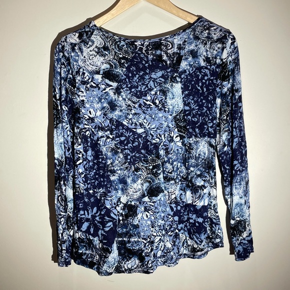 Simply Vera Wang Scoop Neck Long-Sleeve Shirt - Picture 3 of 7